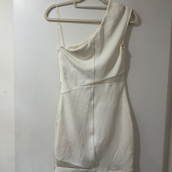 🤍 Zio New York One-Shoulder White Mini Dress – Size M - Picture 7 of 7